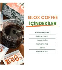 Glox bromelain mixed powder tea Bromelain, Collagen Ve Hindiba Kahvesi 30 Günlük
